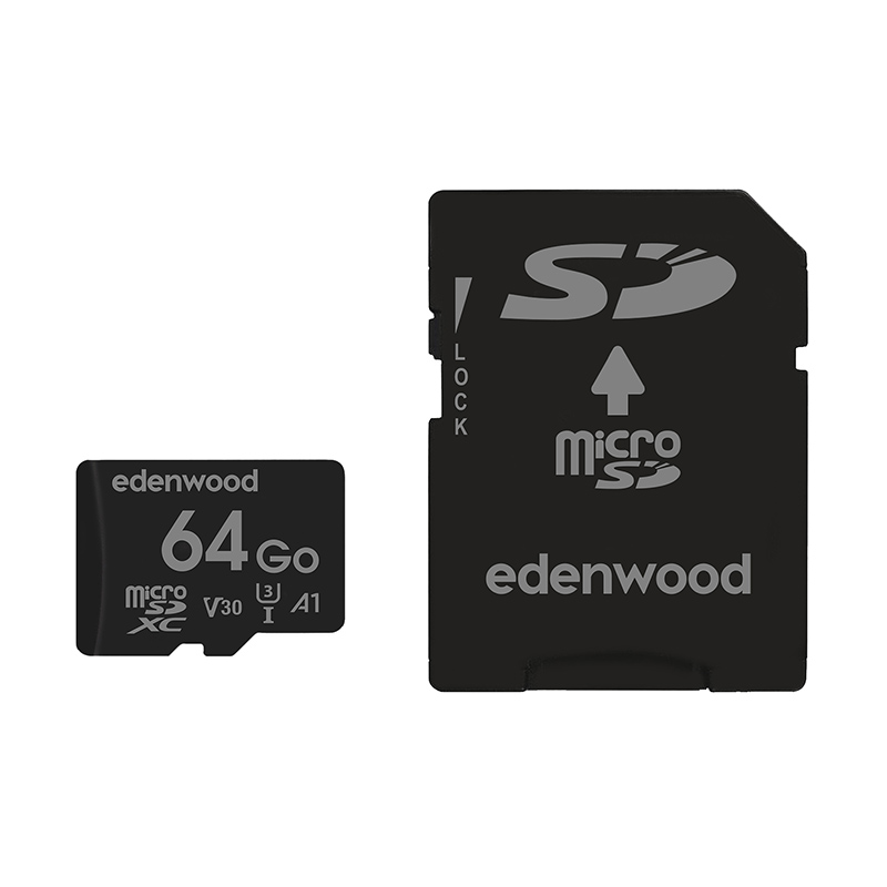 Carte Memoire Micro Sd 64 Go Edenwood + Adaptateur – Grande Capacite Et Polyvalence Bon état -  reconditionné disponible sur Electro Depot